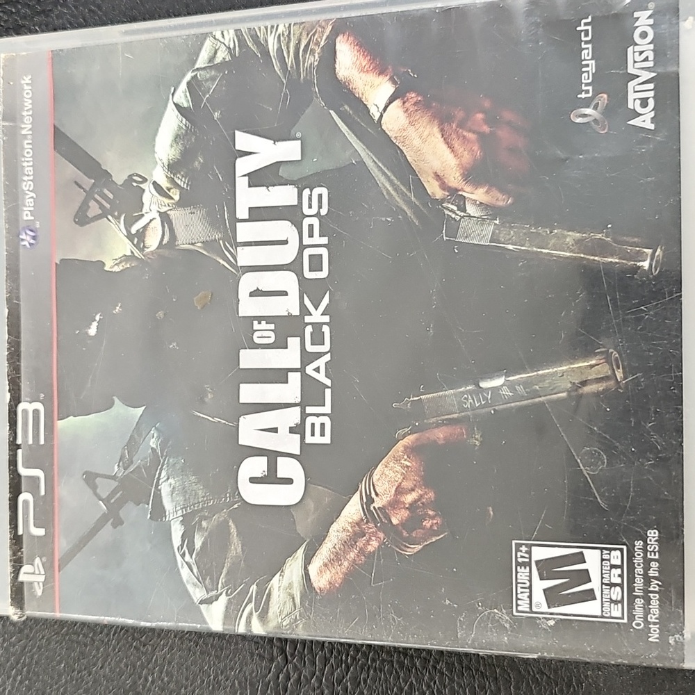 Call of Duty: Black Ops for PS3 - Black Cover